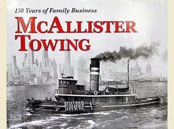 Product Description: Tabletop Book with 246 pages with more than 250 high quality images. By Stephanie Hollyman and Herb Schaffner McAllister Towing is known throughout the shipping industry today as one of the world’s most reliable and respected tugboat and marine transportation firms, towing barges, escorting ships, and providing docking services in twelve U.S. ports along the East Coast. The company’s highly trained crews and state-of-the-art tugboats are trusted with dangerous, difficult, and sensitive assignments 24 hours a day, 365 days a year. McAllister clients include the world’s largest fleets of container ships, tankers, bulk carriers, and car ships, the U.S. armed forces, energy companies, and various port authorities and governmental agencies. McAllister’s trusted name came the hard way. It was earned over the course of 150 years of a business continuously owned by generations of the same family. In this book, the history of the five generations of McAllisters and their employees who have operated their tugboat businesses through every war and economic and social upheaval in U.S. history is told for the first time. The account begins with company founder James McAllister, who arrived in New York City from a shipwreck and soon bought his first sail lighter in 1864. Working in New York Harbor, James steered his ships to success, hiring people he knew from his extended family and surrounding neighborhood in Greenpoint, Brooklyn. Then James’s oldest son, the swashbuckling Captain Jim, expanded McAllister into sugar and coffee shipping, salvage, and even treasure hunting. The business owners in each generation that followed found ways to keep McAllister growing or surviving in tough times while upholding and passing down the company values of grit, integrity, and customer service. The book features a wealth of fresh and never-before published documentary material on how Americans lived and worked in the maritime industry. It reveals the rivalries, bitter feuds, near bankruptcies, and battles for ownership that nearly sank the McAllister business numerous times. It tells the story of poor immigrants finding their narrow foothold in an American industry and building better lives for themselves, their family, and their thousands of employees. Woven throughout are stories of survival and peril, deep-sea expeditions, and family tragedies as well as the triumphs of a maritime dynasty that has survived for more than 150 years.</br> McAllister Towing 150 Years of Family Business