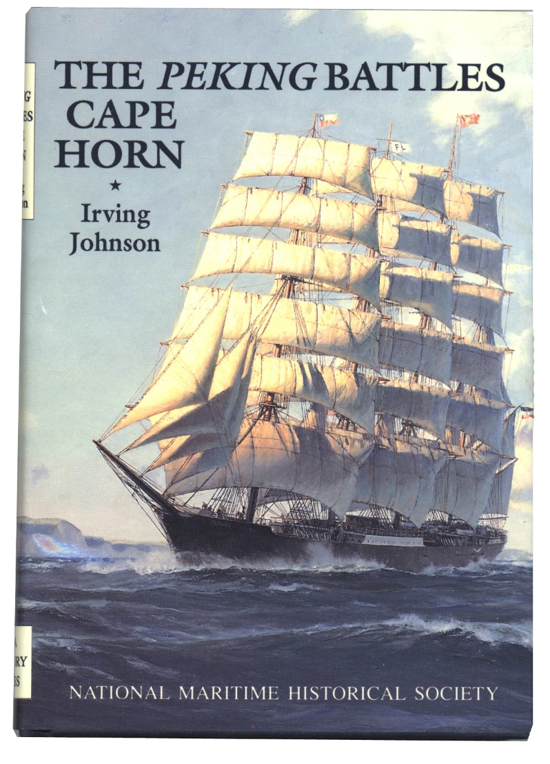 Product Description: This true and gripping narrative takes you to sea aboard one of the last of the tall ships... the great bark Peking.It is a voyage you'll never forget, from the winter North Sea gales that nearly drove the ship ashore, to the Cape Horn snorters that punished the Peking so severely that a whole section of her strong steel side was driven in. Hard cover.</br> The Peking Battles Cape Horn (HC) by I. Johnson