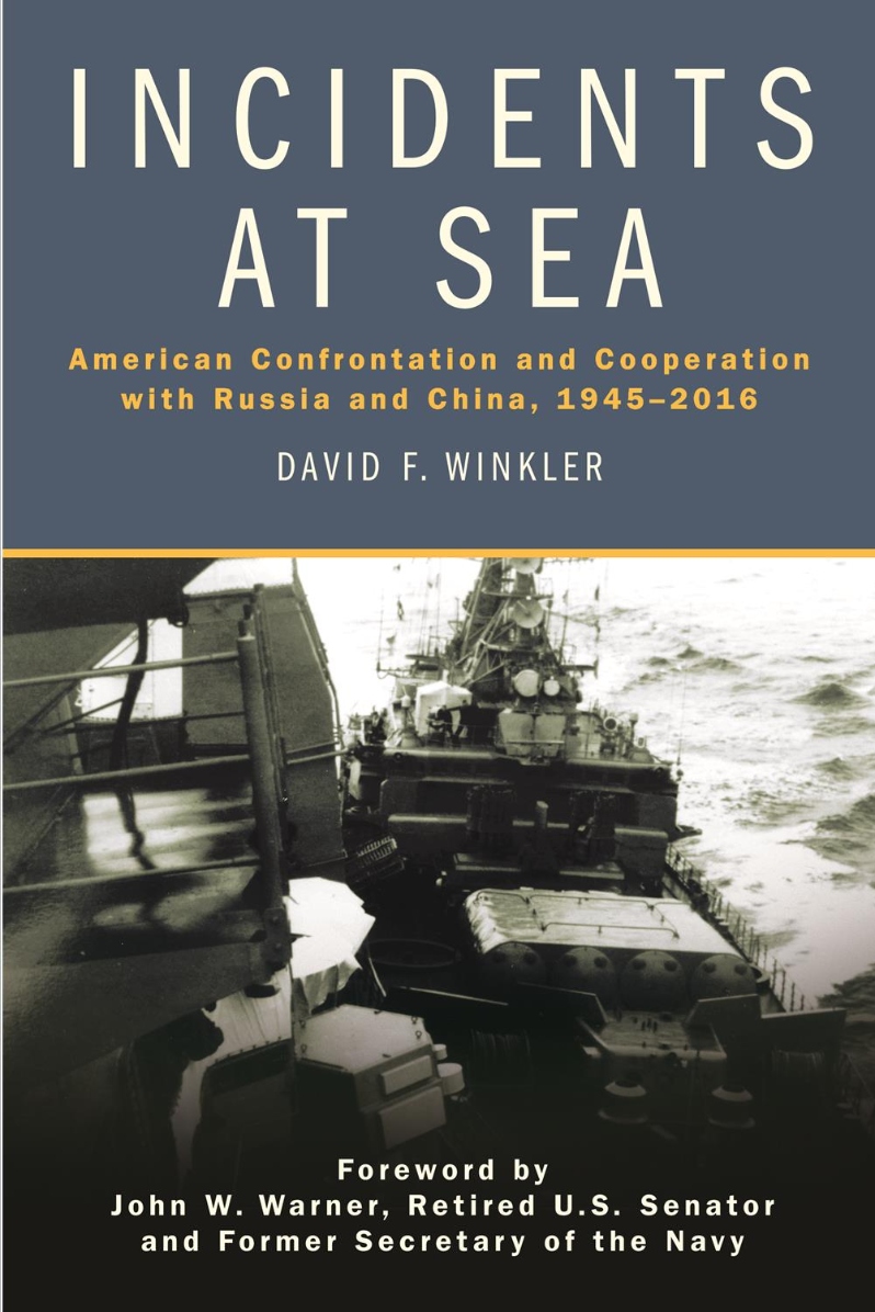 Product Description: Incidents At Sea: American Confrontation and Cooperation with Russia and China, 1945-2016. By CMDR David F. Winkler,Foreward by John W. Warner, Retired U.S. Senator and Former Secretary of the Navy. Free to patrol the skies and surface of the high seas under international law, U.S. and Soviet naval and air forces made daily direct contact during the Cold War. Often confrontational and occasionally violent, air-to-air contacts alone killed more than one hundred Soviet and American aviators during the Truman and Eisenhower years. Diplomacy to curtail the hostility produced mixed results. By the 1960s the Soviet navy had challenged U.S. naval dominance worldwide, and collisions and charges of harassment became common. In 1972 the two nations signed an Incidents at Sea Agreement (INCSEA) that established navy-to-navy channels to resolve issues stemming from these confrontations. This agreement, still in effect between the United States and Russia, is the focus of David Winkler's study. Incidents at Sea, Winkler argues that Soviet and American naval officers, sharing bonds inherent to mariners, could put ideology aside and speak frankly. Working together, they limited incidents that could have had unfortunate consequences. The process they established served as a model for similar accords between other maritime nations. With the emergence of China as a maritime power, elements of the U.S. - Russia accord were adopted to assure peaceful interactions between American and Chinese naval forces.</br></br>Drawing on State Department files, declassified Navy policy papers, discussions with former top officials, and interviews with individuals who were involved in incidents, Winkler details the U.S. - Soviet naval relationship through the end of the Cold War and beyond. In this volume, an updated edition of his classic Cold War at Sea, Winkler brings the story up to the present, detailing occasional U.S.- Russia naval interactions, including the April 2016 Russian aircraft "buzzings" of the USS Donald Cook in the Baltic. He also details China's efforts to militarize the South China Sea and claim sovereignty over waters within its exclusive economic zone, and the U.S. Navy's continuing efforts to counter these challenges to freedom of navigation. Overall, thanks to agreements like INCSEA, Incidents at Sea have become a rarity. While those who negotiated these rules deserve recognition, the sailors and aviators who operate on the world's oceans deserve the ultimate acclaim for their professionalism in assuring that the agreed-upon protocols were implemented.</br> Incidents at Sea by CMDR David Winkler