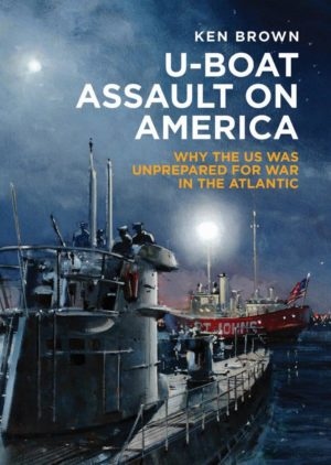 Product Description: The “Second Happy Time” was the informal name given to the phase of the battle of the Atlantic when German U-boats attacked both merchant and U.S. naval vessels along America’s east coast. With tankers burning and petrol rationing in New York City, the U.S. Navy seemed powerless to stop the deprivations of Hitler’s marauding U-boats.</br></br>Ken Brown seeks to explain how the United States responded to these deadly assaults and looks at the steps that the Navy Department took to train the men, harness the scientists, and make the organizational changes that were required to defeat the German threat.</br> U-Boat Assault on America by Ken Bro
