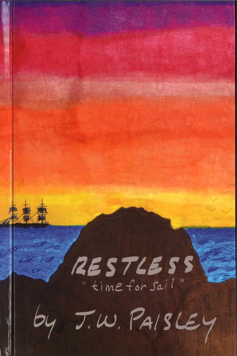 Product Description: In 1896, a young boy, Thomas Paisley, leaves his English farm at age fifteen for an adventurous, albeit dangerous, life at sea. He gives up his inheritance as the oldest son to follow his dream, as his restless nature dictated, defying the advice of his older and more experienced parents. Through his adventures he befriends another boy from a far different background, but their friendship blooms through shared hardship and often deadly experiences. The “ever-changing sameness” of the sea reflects the ever-changing sameness of life. The more things change, the more things stay the same.</br> Restless "time for sail" by J.W. Paisley